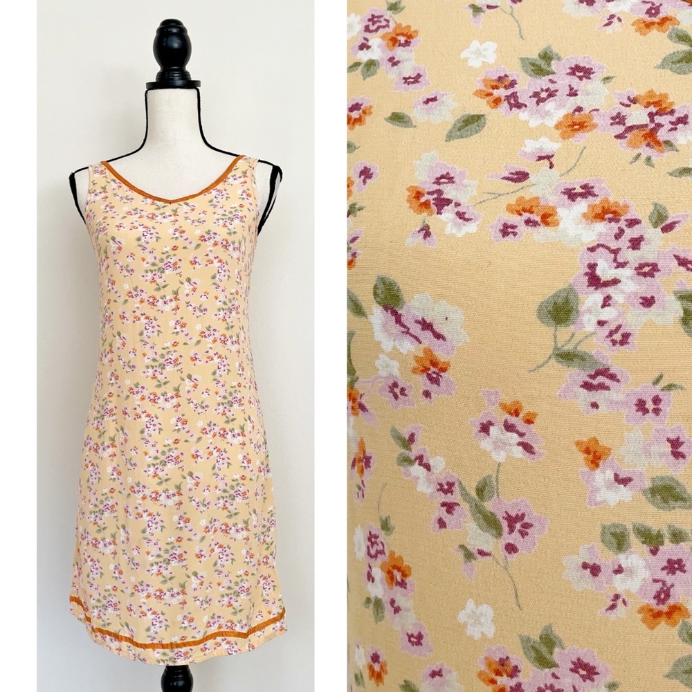 Vintage Y2K GAP Floral Mini Slip Dress